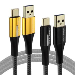 [1개+1개] 만타이거 제니스 USB3.0 C타입 충전케이블 아이폰16 갤럭시 50cm 1m 2m 3m
