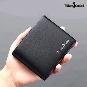 윌리엄캠벨 명품소가죽 남성반지갑 카드지갑 학생 미니 가죽 반지갑 POLO1516