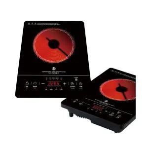 짐머만 전기레인지 1구 하이라이트 ZMHT-1105 가정용 휴대용 캠핑 원룸 세라믹 전기렌지