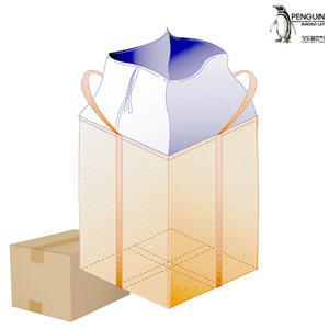 일반 톤백마대 20장 J3-120 (880x880x1200mm) 벨트형 (십자올밴드-덮개O) 대형 산업용 마대 운반자루