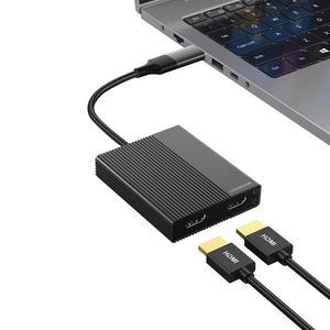 컴썸 HDMI 4K CT-21P 외장그래픽카드 맥북 듀얼모니터 USB 멀티허브