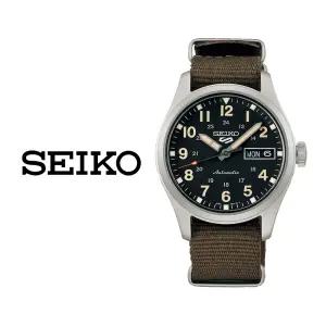 세이코 SEIKO 5 스포츠 필드워치 오토매틱 카키 남성 나토밴드 손목시계 SRPJ85
