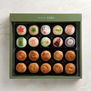 정성담은 다과한상 화과자.만쥬 혼합세트 1호 / 화과자10입.만쥬10입