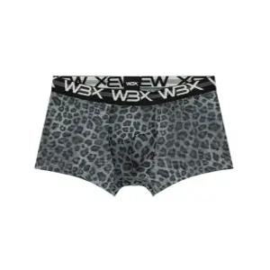 [원더브라]남성 레오파드 망사 드로즈 팬티_다크그레이