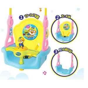 어린이집 영유아 실내기구 노래 나오는 뽀로로 그네