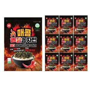 바다모아 김자반 매콤 불닭 돌자반 50g, 10봉