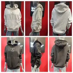 [하프클럽/인터크루]인터크루 부드럽고 따뜻한 융기모 엠블럼 라벨 믹스 후드풀오버 SWITY4TH06ATO