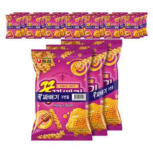 농심 꿀꽈배기 3번들, (70g 3봉), 8개