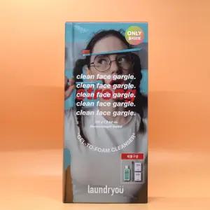 증정 런드리유 클린 페이스 가글 스트롱 젤 투 폼 클렌저 160g + 여행용 2개 + 모공브러쉬 도매가능 수출