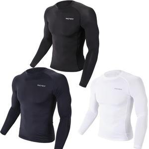 [기타]MCN 베이스레이어 스포츠이너웨어 긴팔 언더레이어 슬림핏 남성용 등산 자전거 골프