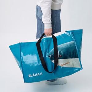 이케아 대형 장바구니 접이식 쇼핑백 마트 빨래 71L