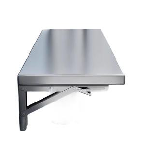 스텐 접이식 벽선반 주방 테이블 거실 보조 부엌 벽걸이 벽선반대 수납 선반대