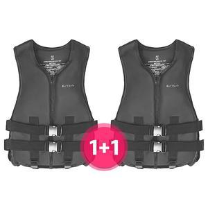 [버팔로]BUFFALO 블랙에디션 구명조끼 1+1 2개 M-3XL까지 성인구명조끼 빅사이즈 부력보조복 튜브