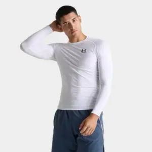 남성 UA 아머 히트기어 컴프레션 기능성 긴팔티 1361524-100