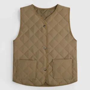 [하프클럽/엠엔씨]남녀공용 다이아퀄팅 패딩조끼 (MDPD237CD)