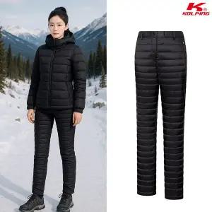 [아웃도어스/콜핑]콜핑 여성 겨울 보온 덕다운 패딩 등산 바지 KSC954FP8W