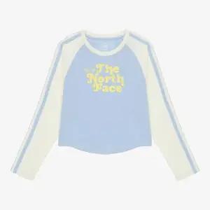 [노스페이스] [노스페이스키즈 공식] NT7TR03U 걸즈 앤 그루브 긴팔 라운드 티_ICE BLUE