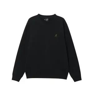 [캉골](천안아산점) 클래식 로고 세미오버핏 스웨트셔츠 1780 블랙