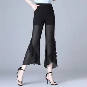 신상 라틴 댄스복 스퀘어 댄싱룩 긴바지 라인 여름 여자