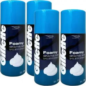 질레트 포오미 센시티브 스킨 쉐이빙 폼 175ml 4개