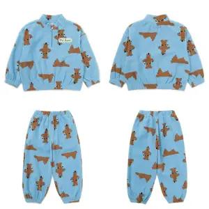 [대구백화점] [래핑차일드]서커스 플리스 반집업 상하세트 BL(85C29-33204-40204BL)