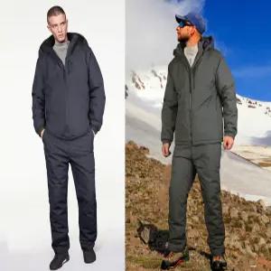 버팔로 보아털 방풍 우븐패딩세트 트레이닝 겨울땀복