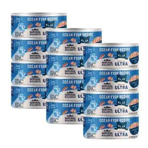 내추럴발란스 캣 오션피쉬 레시피 고양이 주식캔 습식사료 85g x 12개 세트