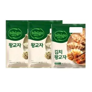CJ제일제당 비비고 왕교자 1.05kg x2봉 + 김치왕교자 315g x1봉