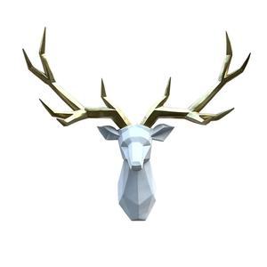 사슴머리 벽걸이 장식 인테리어 핫스퍼 주점 풍 9장 이자카야소품 동물머리벽장식