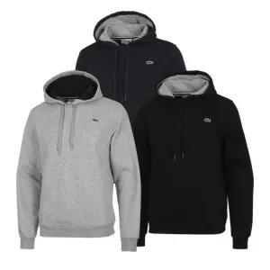 라코스테 레귤러핏 플리츠 기모 후드 SH2128 (3종1택)