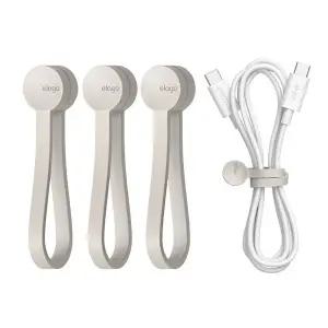 [엘라고]마그네틱 케이블 타이 3P (마그네틱 데스크매트 호환)