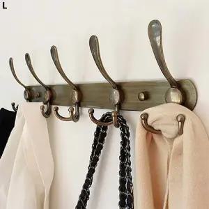 골드 더블 후크 욕실 모자 옷 벽 걸이/행거/고리형/옷걸이/공간/활용/벽행거/벽거치/다용도/벽걸이/벽걸이