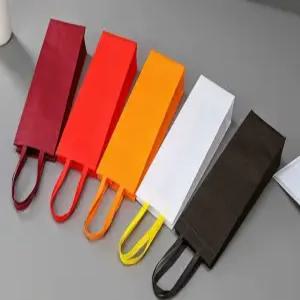 와인 쇼핑백 부직포 봉투 가방 포장 1구 100개