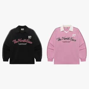 노스페이스 맨투맨 오버핏 카라 크루 긴팔티셔츠 4컬러