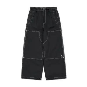 [플레이보이 x DIMITO] DOUBLE KNEE PANTS (WIDE FIT LV.2) BLACK 342176