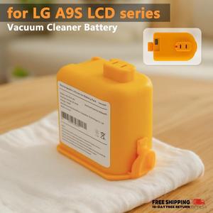 LG 호환 A9S LCD 무선 진공 청소기 배터리 교체용 4000mAh 리튬 이온 팩 호환 O9884GE EAC63382216