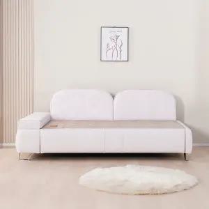 상일리베 아르망 아이보리 3인용 패브릭 황토볼 온열 온조조절 흙소파