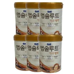 매일유업 앱솔루트 명작 2FL 2단계 800g 6개 (6~12개월)