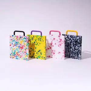 짐샌더슨 테라조 컬러 커팅보드 L 컬러도마 플레이팅 손잡이 도마