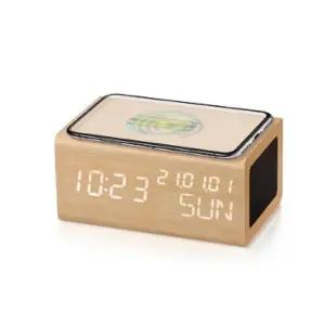 브리츠 스마트폰 무선충전 고출력 사운드 시간 알람 온도 캘린더 블루투스 스피커