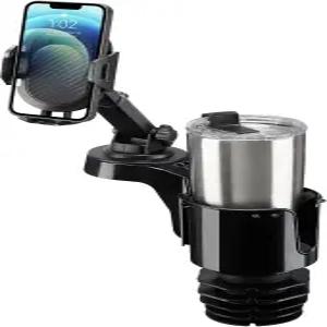 자동차용 조이튜터스 컵 홀더 휴대폰 마운트 360도 회전이 가능한 자동차 대형 어댑터 긴 팔 호환 삼성 및