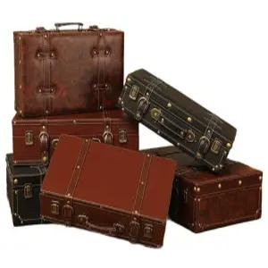 빈티지 캐리어 우드 여행가방 엔틱 기내용 트렁크