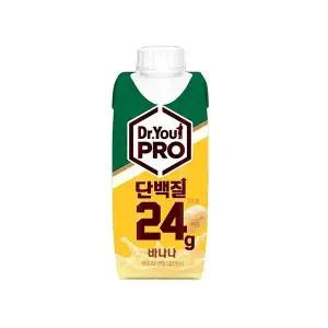 닥터유 오리온 프로단백질 24g 드링크 바나나 250ml 헬스 보충제