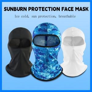 전술 발라크라바 페이스 마스크 여름 냉각 목 각반 하이킹 스카프 남자 오토바이 사이클링 헬멧 후드 태양