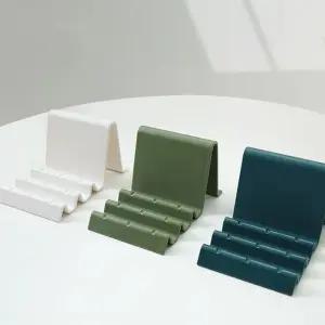 심플 휴대폰 태블릿 거치대 물결 탁상용 폰 빈티지소품