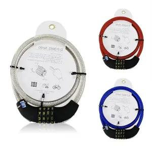 오토바이 열쇠 비밀번호형자물쇠 안전자물쇠 자전거 와이어 자전거열쇠