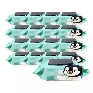 아기물티슈 시그니처 미스터펭 민트 캡형 70매 20팩 447199