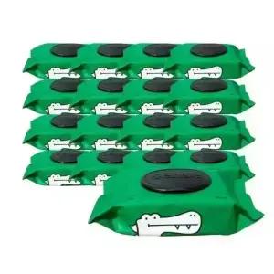 센스 물티슈 악어 캡형 100매 20팩 도톰한 물티슈 447226