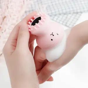 문어 실리콘 브러시 클렌징러쉬 피부관리기 거품 마사지 페이스 귀여운
