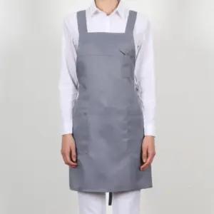 유니폼 업소용 단체 그레이 홀 식당 앞치마 매장 펜꽂이 서빙 앞치마 H형 추천템 주머니 인기